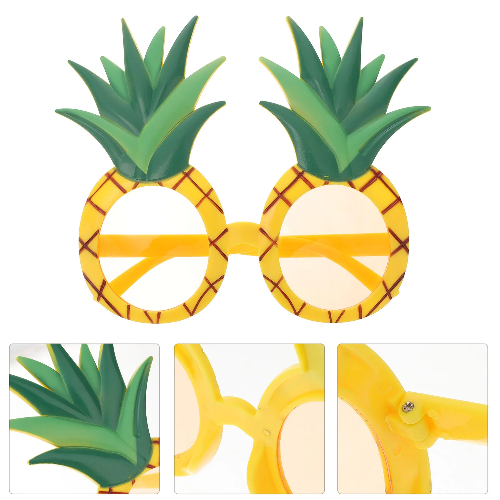 

Party Sunglasses Glasses Eyeglasses Hawaiian Pineapple Eyewear Tropical Novelty Funny Beach Luau Photo Hawaii Fruit Summer Dress