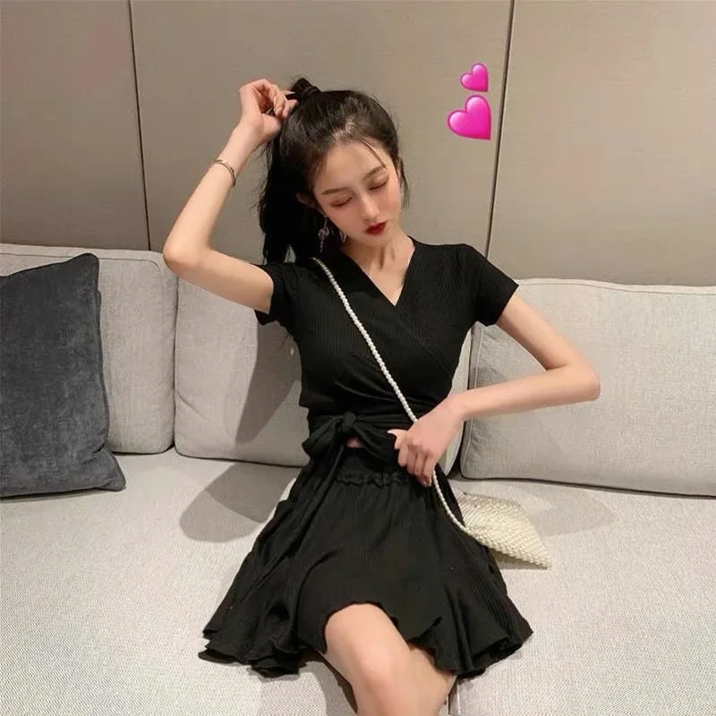 

Новый сексуальный купальник из двух частей, женский черный горячий купальник, пляжная одежда, монокини, купальный костюм, боди, купальник, Купальная юбка