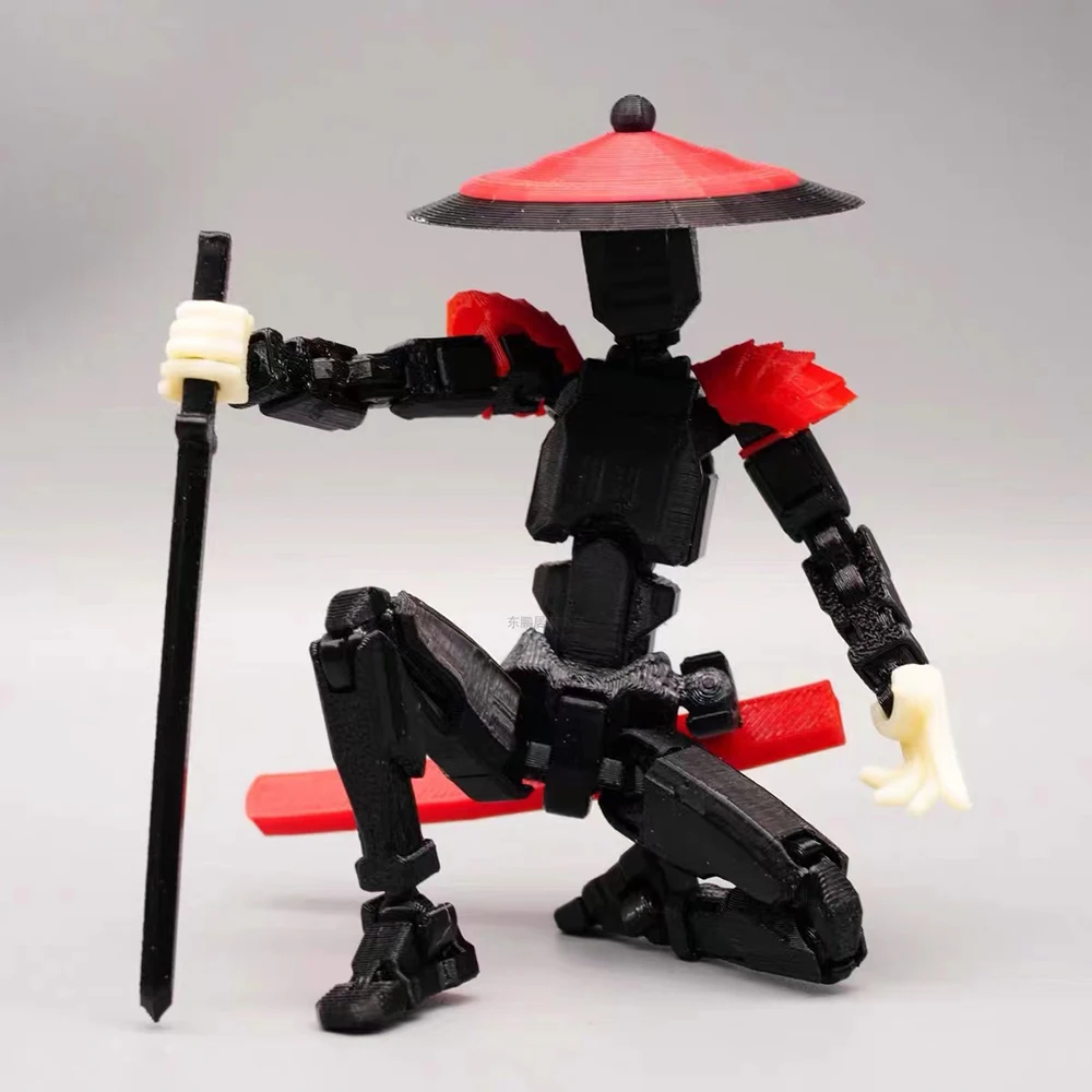 Фигурка с 3D принтом четвертого поколения счастливые игрушки для сборки манекен 13