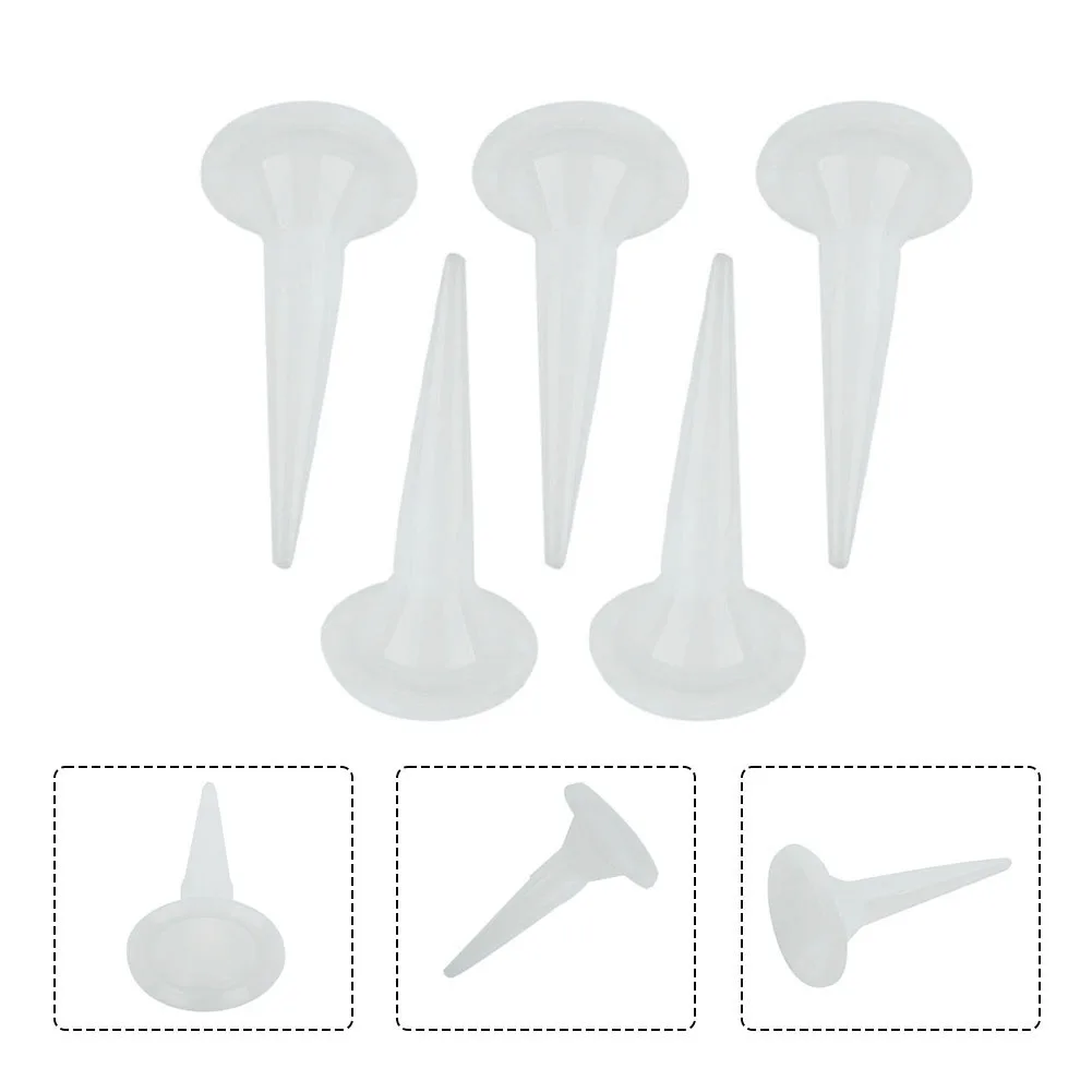 

Caulk Nozzle Glue Nozzle Structural Glue Nozzle 5pcs Caulking Tips Mouth Construction Tools Plastic High Quality