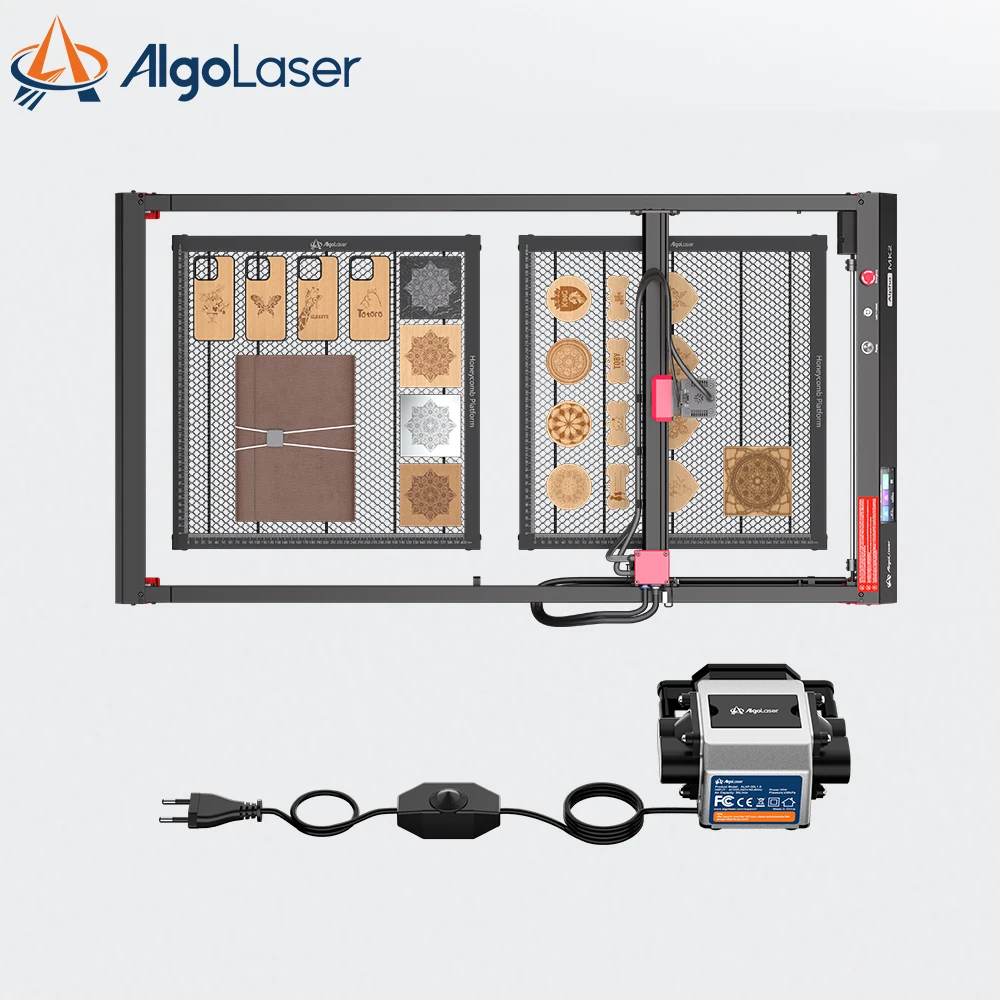 Воздушный насос AlgoLaser Alpha MK2 выход 20 Вт с операционным поворотным роликовым