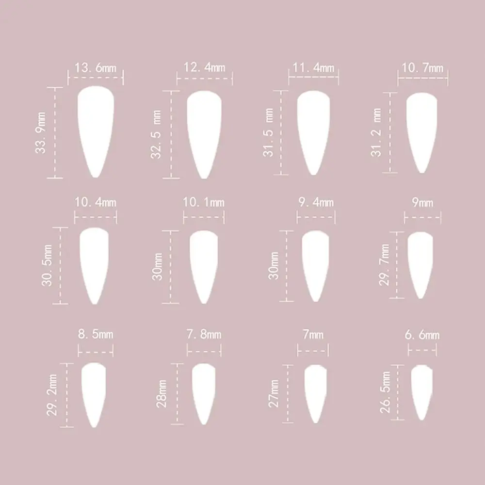 24 шт. маникюрные накладные ногти с красным пламенем