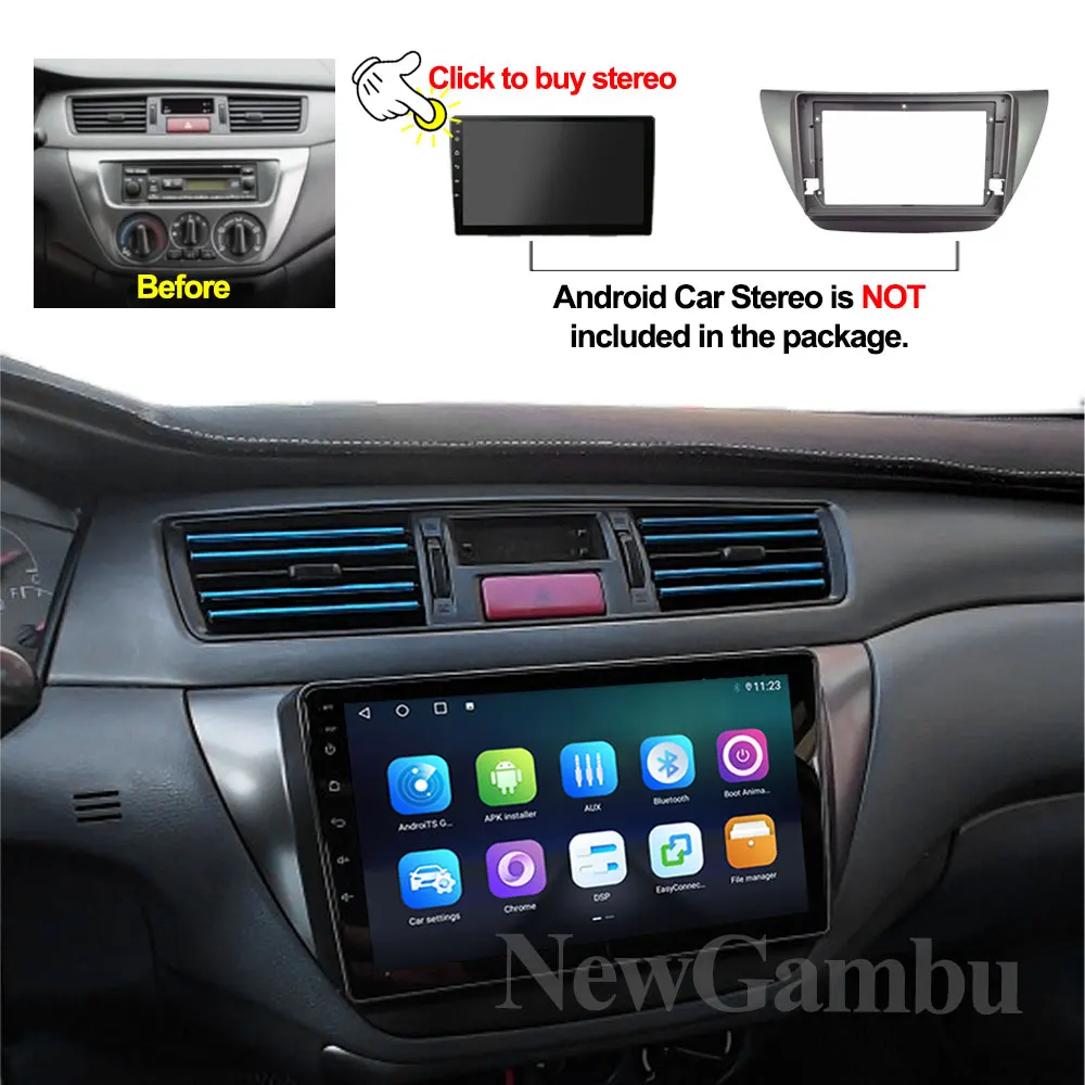 9 дюймовая рамка для автомобильного DVD-плеера аудиоадаптер приборной панели