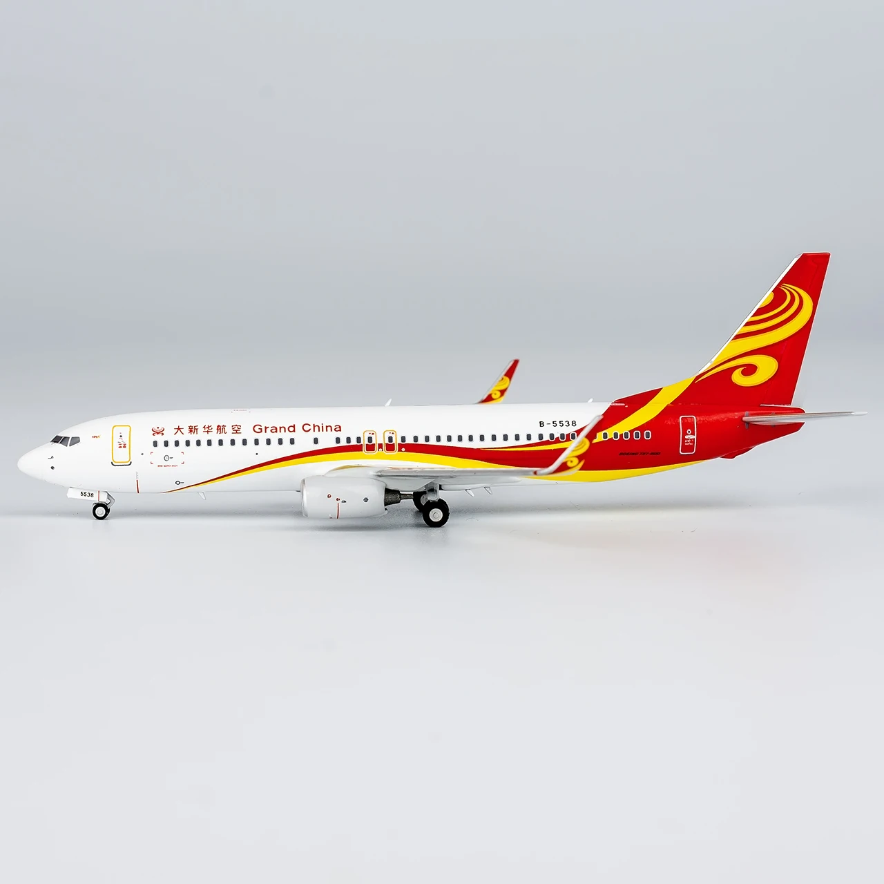 58190 коллекционный самолет из сплава подарок модель NG 1:400 Grand China Air Boeing B737-800 литой