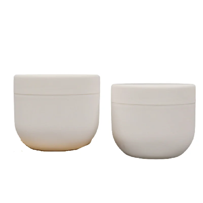 10pcs Plastic Cream Jars 500ml/g Cream Pot White PP Facial Mask Pot Emulsion Lotion Skin Care Face Cream Jar Cosmetic Container images - 6