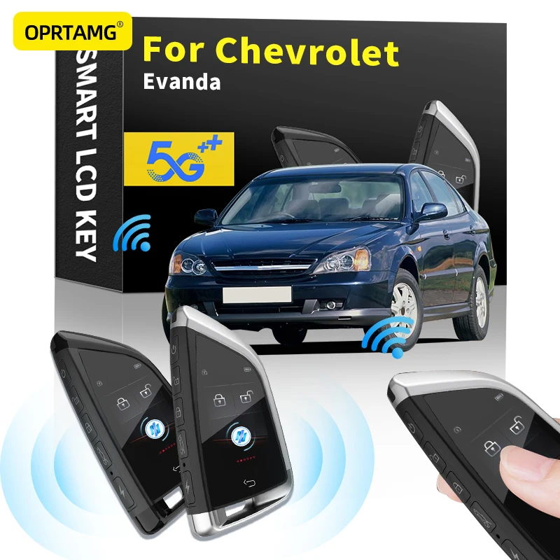 

Пульт дистанционного управления, ЖК-дисплей для бесключевого автомобиля с умным ключом для Chevrolet Evanda 2000 2001 2002 2003-2018 2019 2020 2021 2022