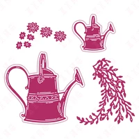 new exquisite watering can metal cutting dies scrapbook decoration embossing template diy gift card handmade craft reusable mold