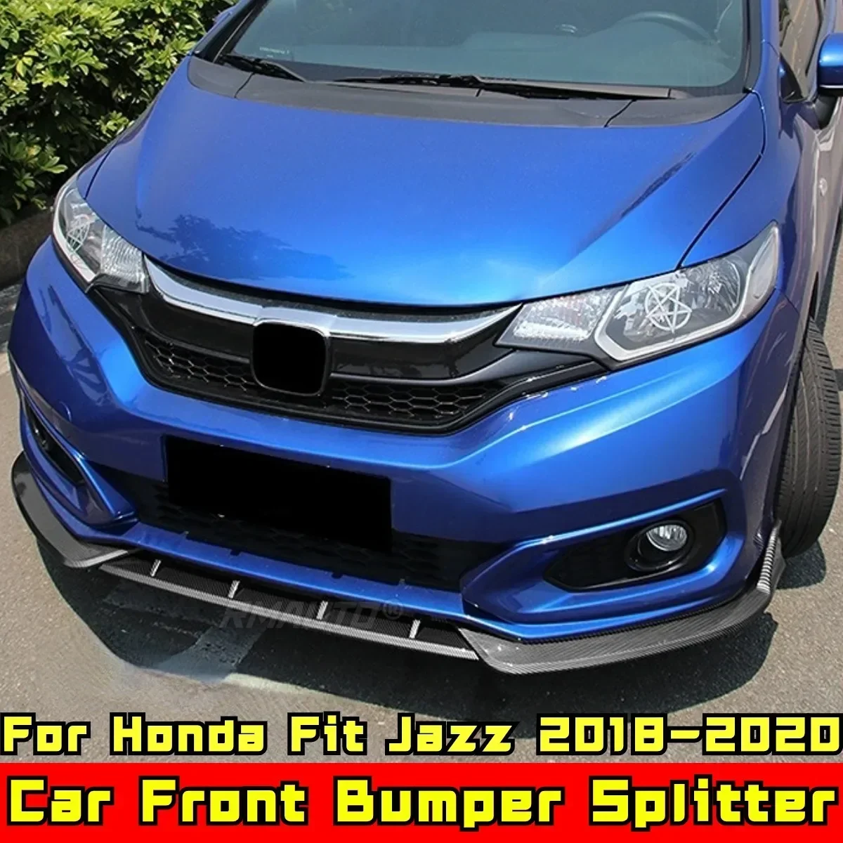 Для Honda Fit Jazz 2018-2020 обвес передний бампер спойлер вид из углеродного волокна