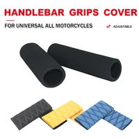 universal non slip heat shrink handlebar grips foam handle grip cover for bmw r1250gs adventure r1200gs for tmax 530 for trk 502