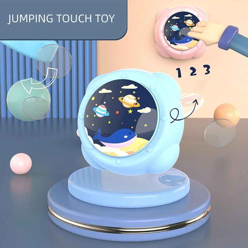 

Touch High Jump Counter Physical Bouncing Training Equipment Stick-On Wall for Toddlers Kids Height Growth Indoor Sport