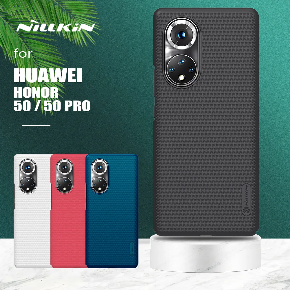 

Чехол Nillkin для Huawei Honor 50 Pro, суперматовый чехол, ультратонкий жесткий защитный чехол из поликарбоната для Honor 50 SE 50 Pro, чехол