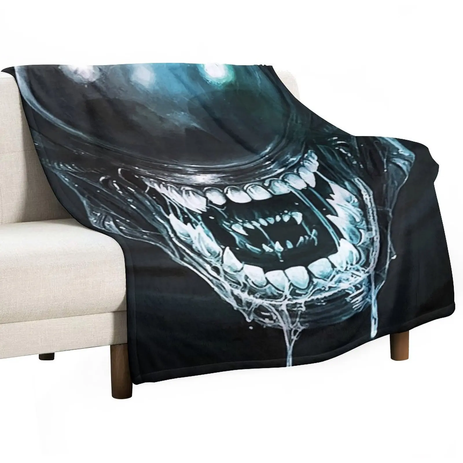 Школьное одеяло Xenomorph Alien пушистое для малышей