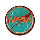 Эмалированная заколка с логотипом NxAxSxA, значок для исследования космоса, подарок для любителей астрономии, научные звезды, планеты, солнечная система