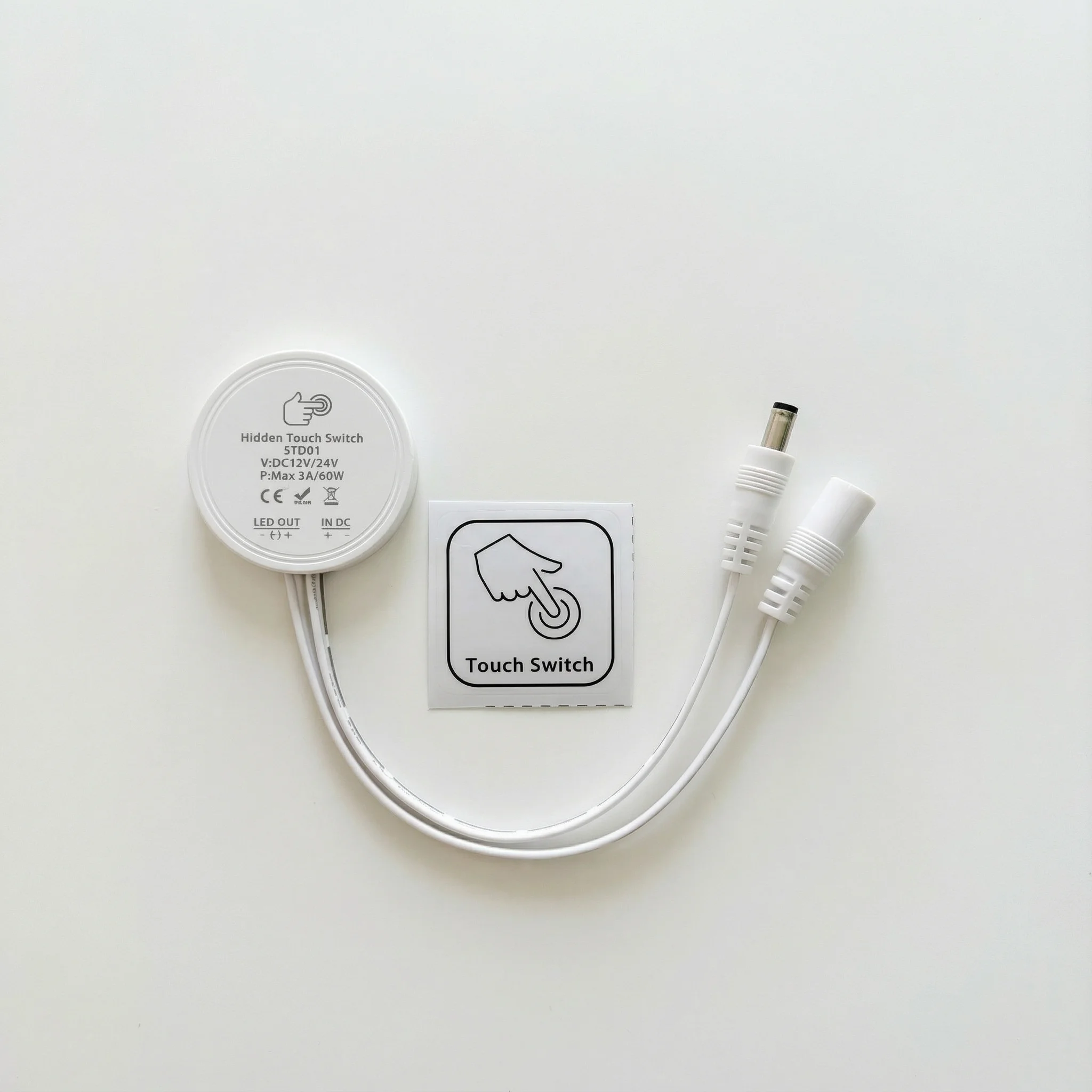 

Скрытый сенсорный выключатель GEDLUZI STD01 DC12V 24V