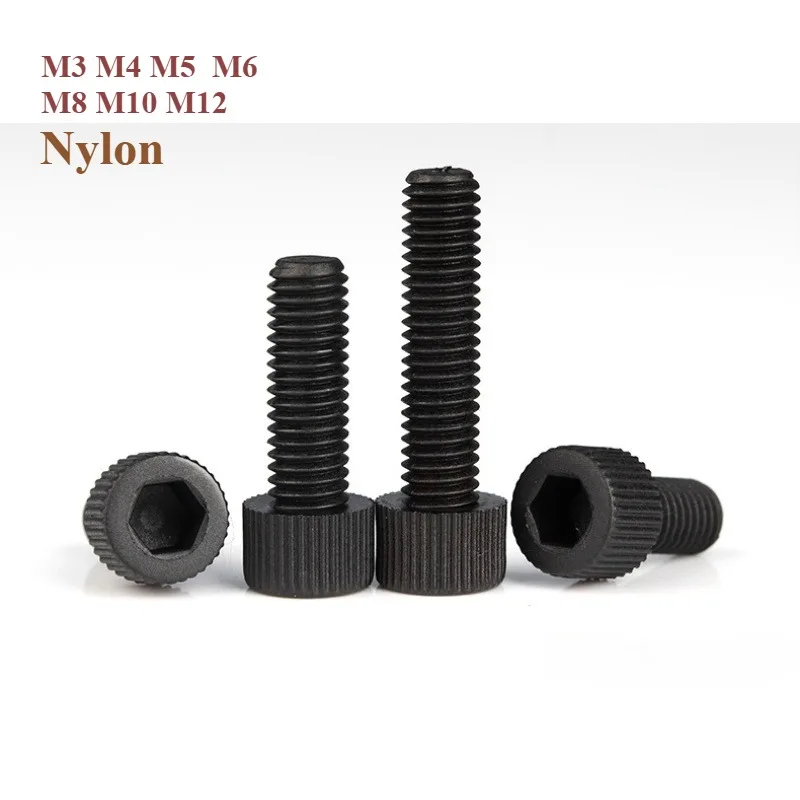 

Черные нейлоновые винты M3-M12