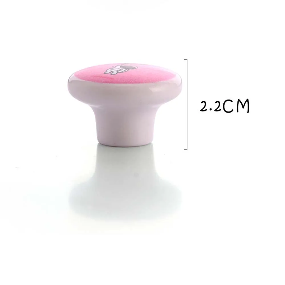 Ручка для выдвижного ящика шкафа детской комнаты цветная мультяшная пластиковая