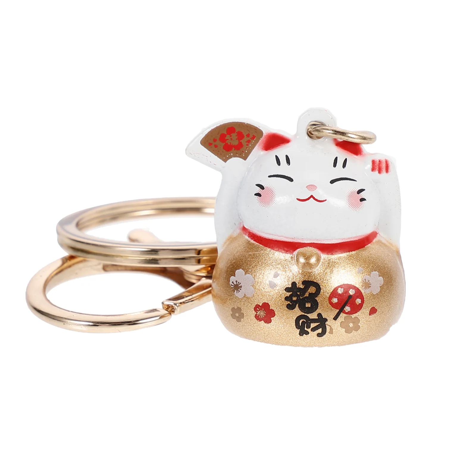 

Cat Keychain Lucky Fortune Key Pendant Japanese Keychains Car Neko Maneki Keyring Charms Ornament Ring Charm Animalpurse
