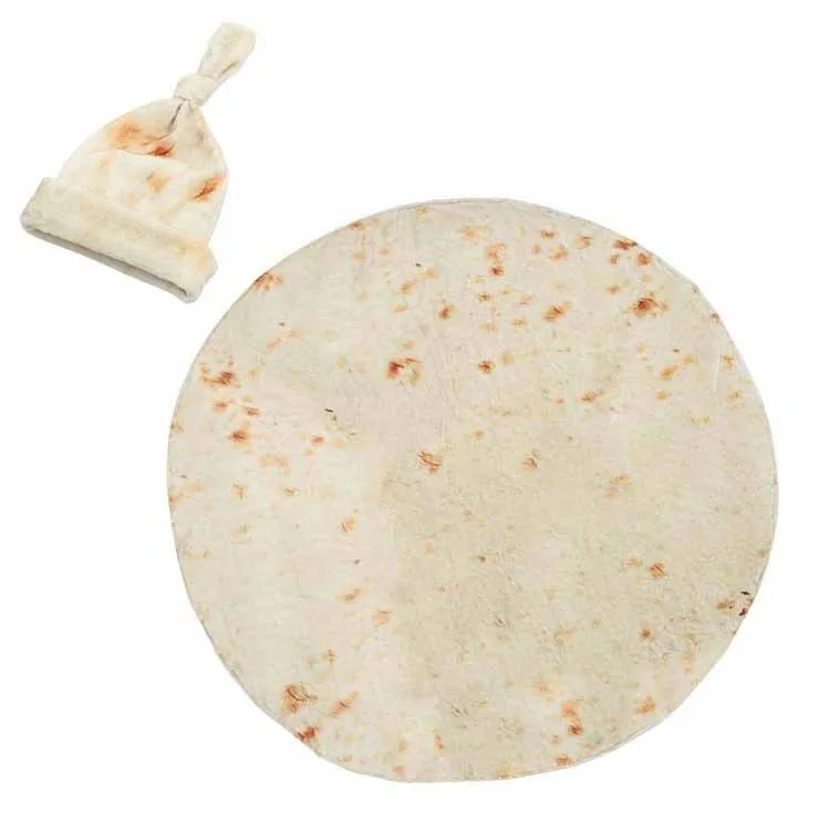 Кукурузное тортильское одеяло Pita Lavash покрывало Фланелевое флисовое для дивана