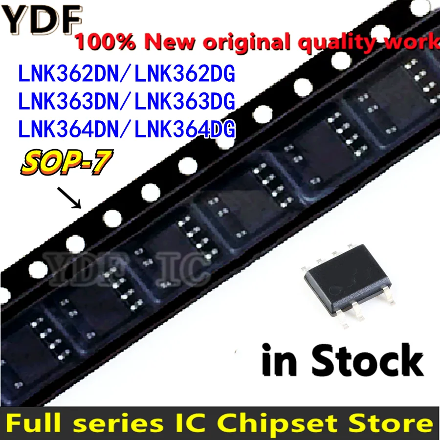 (10 шт.) 100% новый набор микросхем LNK362DN LNK363DN LNK364DN LNK362DG LNK363DG LNK364DG sop-7 | Электронные