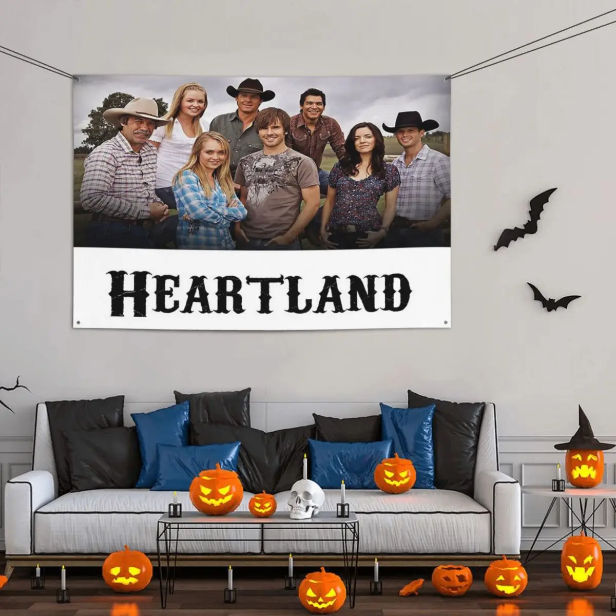 

Heartland Party Banner Decor 120x180cm Modern Indoor Fade Resistant Drapey