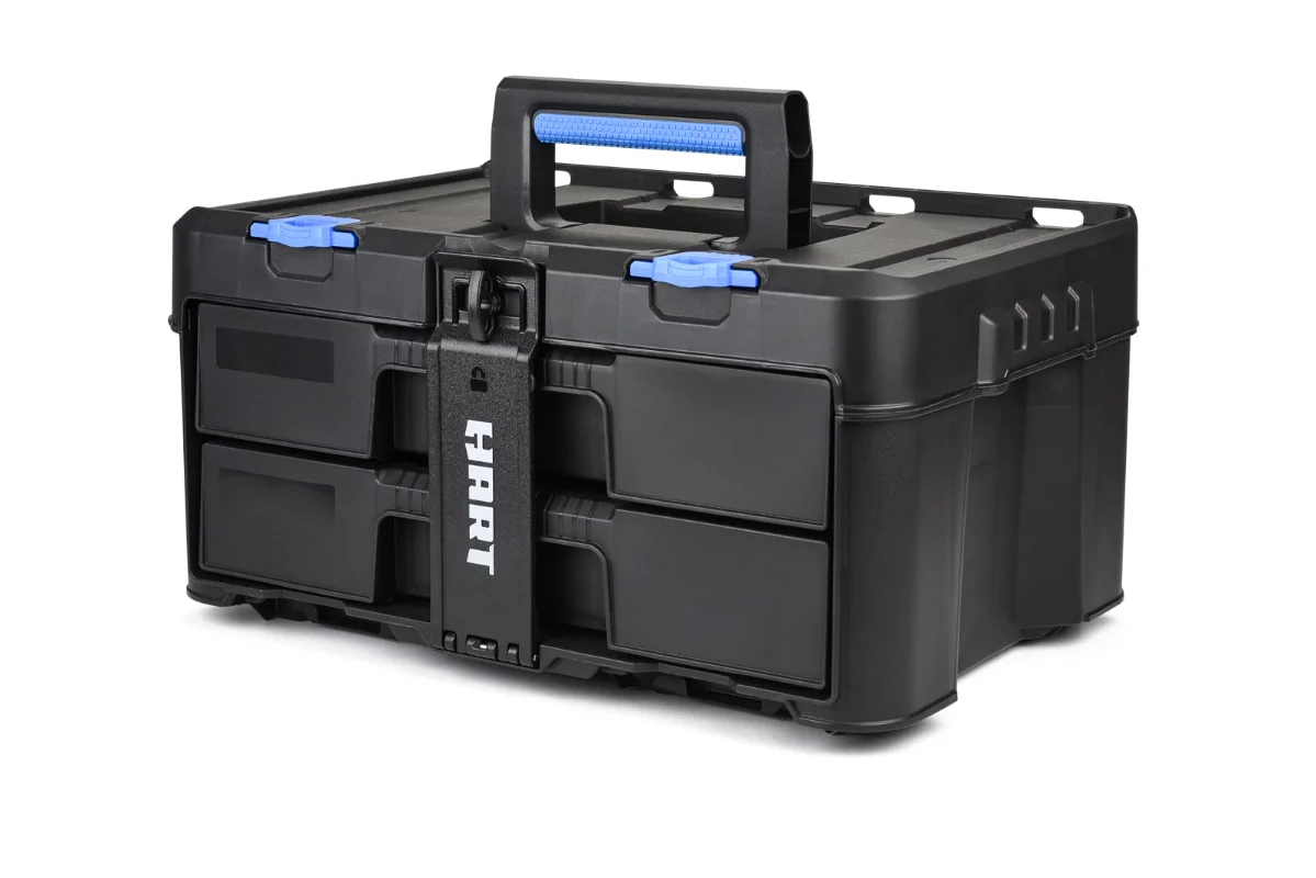 Enlarge Stack System Two Drawer Tool Box, Fits Hart's Modular Storage System