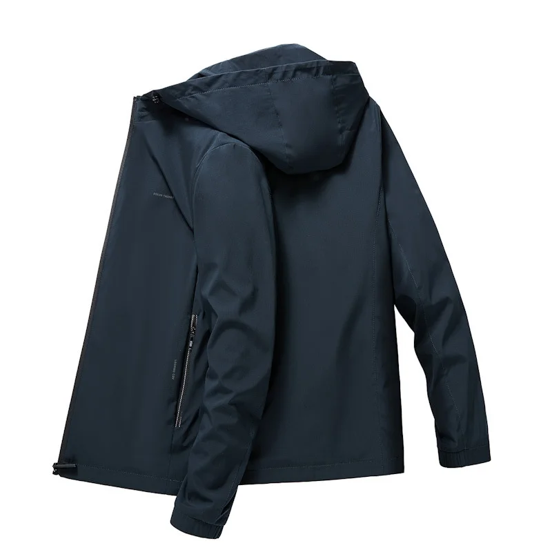 

2023 New Foreign Trade Trend Leisure Handsome Solid Color Hood Creative Style Comfortable All-match Fashion Jacket Top