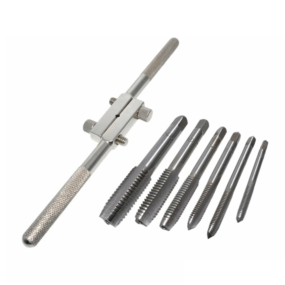 

Simple Tap Wrench Set M4-M12 6pcs Thread Tap Manual Tap Wrench Set