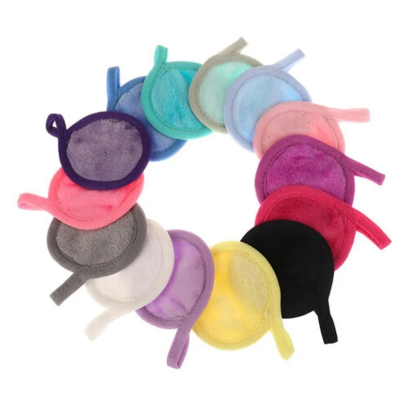 

Makeup Remover Towel Microfiber Cloth Pads Face Cleaner Reusable Facia