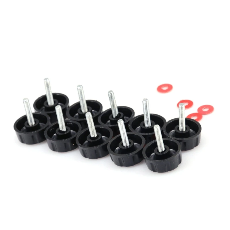 

10x Universal Fishing Reel Handle Screw Bearing Cover Accessory with Washer