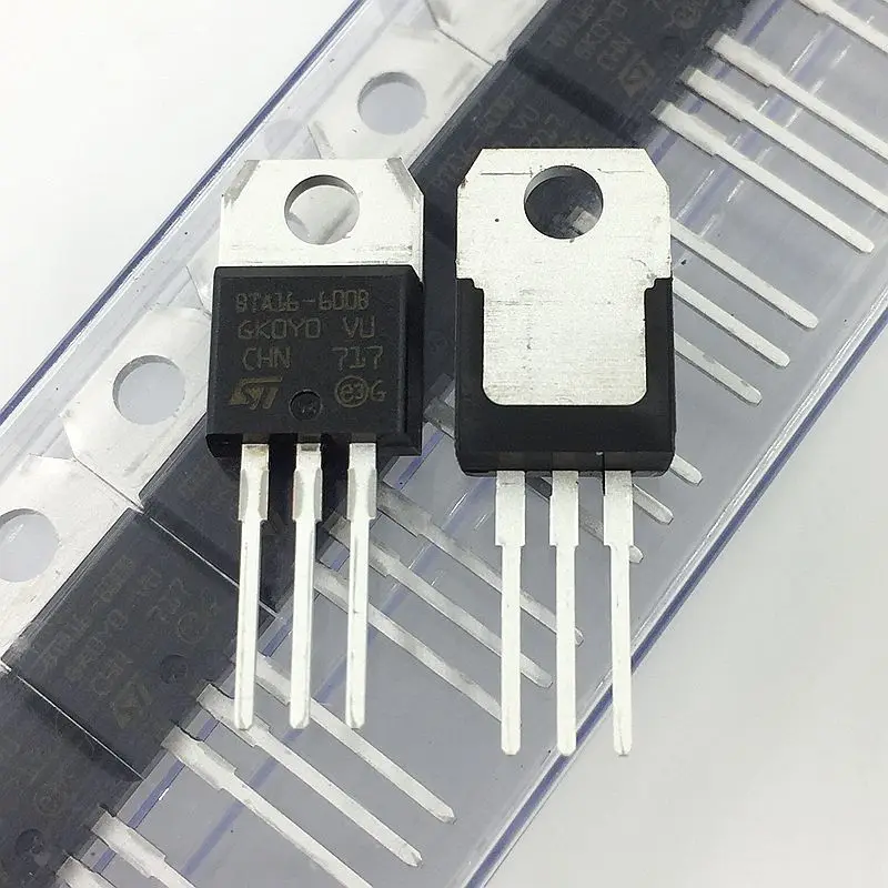 

BTA16-600BRG Triac Thyristor NEW ORIGINAL 16A600V BTA16-600B SCR TO-220