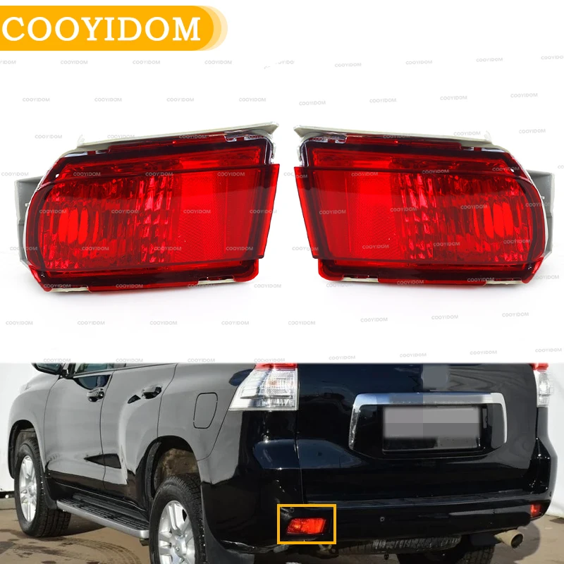 

Rear Bumper Fog Light Fog Lamp Reflector Signal Light For TOYOTA Land Cruiser Prado 150 Series 2010-2015 81581-60240 81591-60270