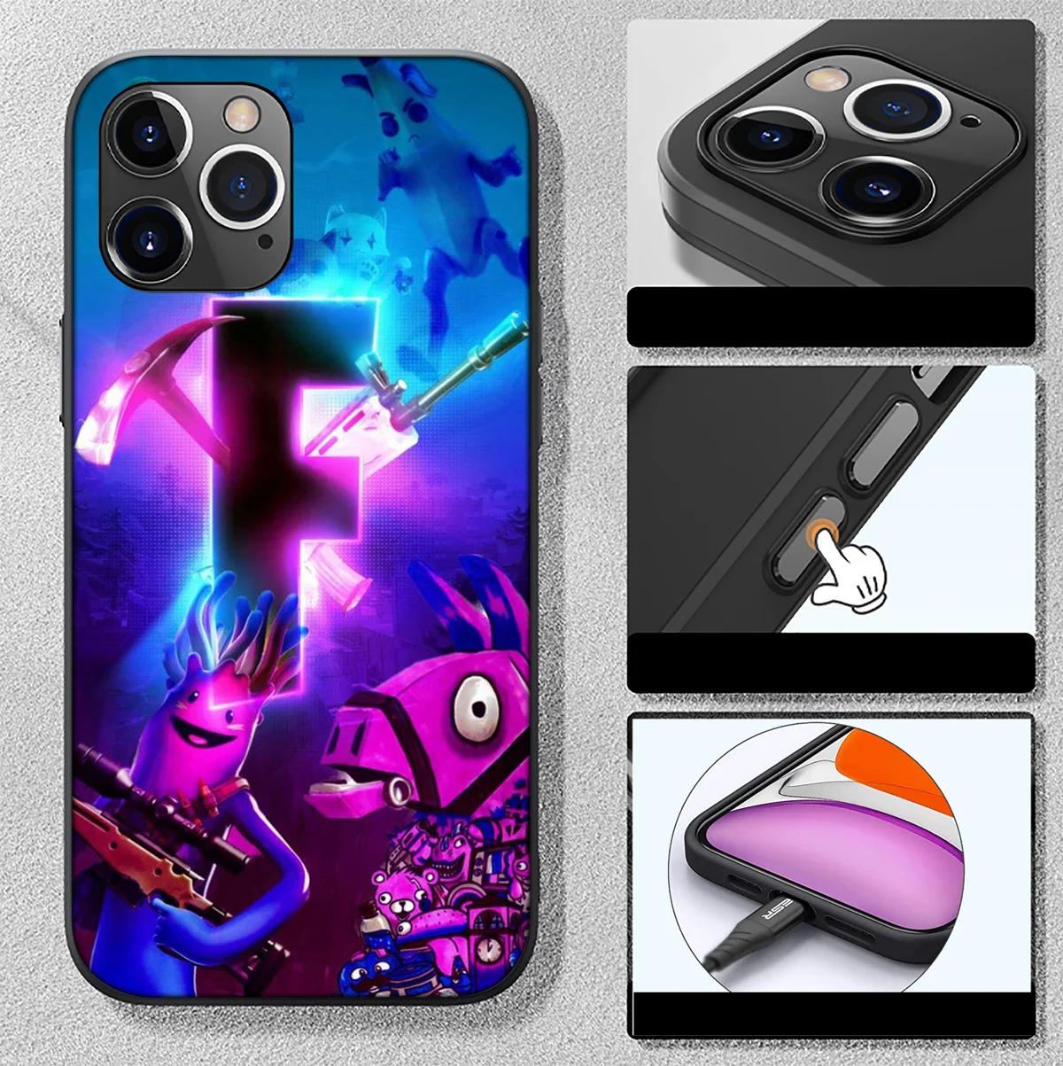 Чехол для телефона SO78 Game Fortnition для iPhone 16, 15, 14, 13, 7, 8 Pro Max Mini Plus (art.: 3920ca6ffddb1) - 3920ca6ffddb1