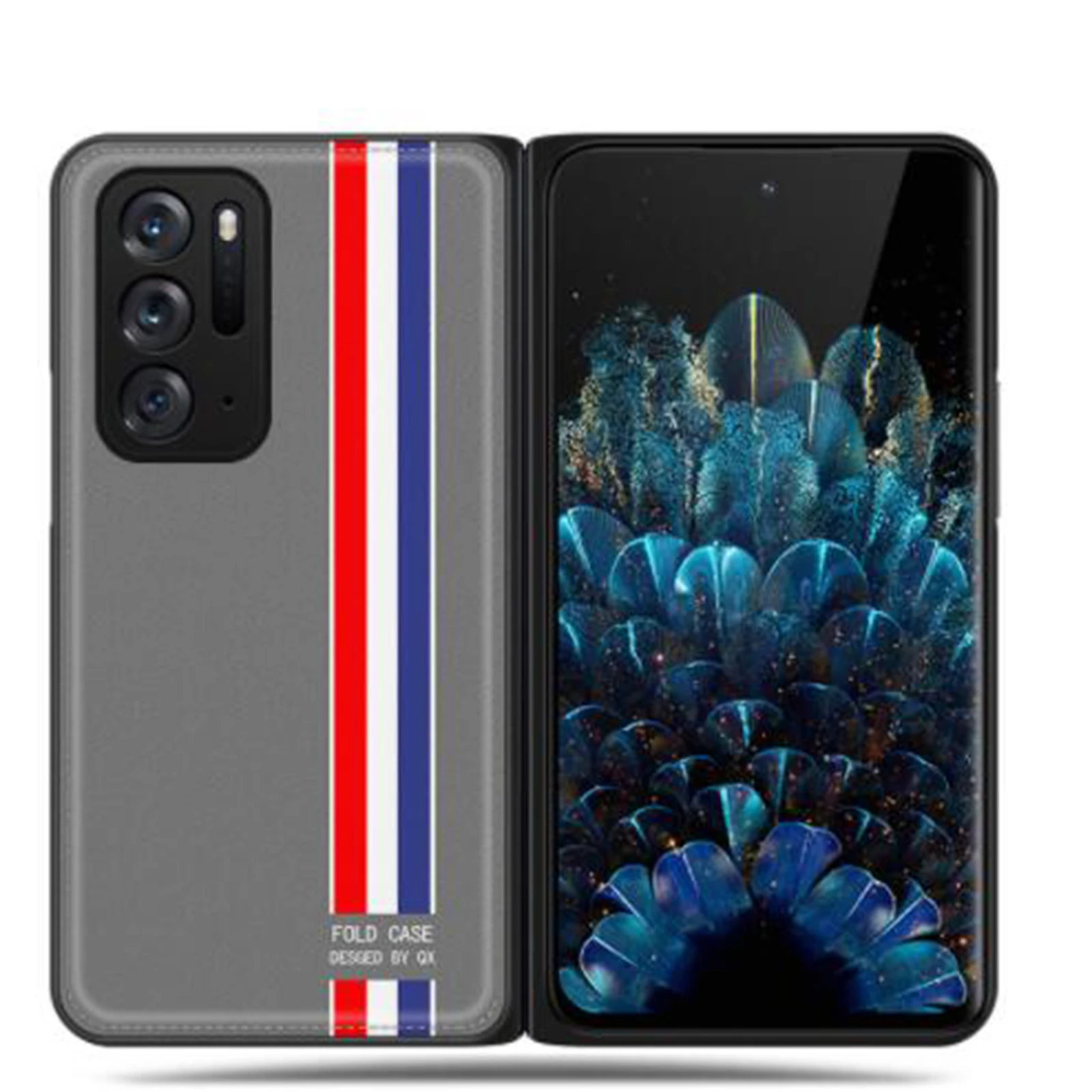 

Для OPPO Find N чехол с шарниром, полная защита, складной экран, кожаный чехол для OPPO Find N 5G Capa