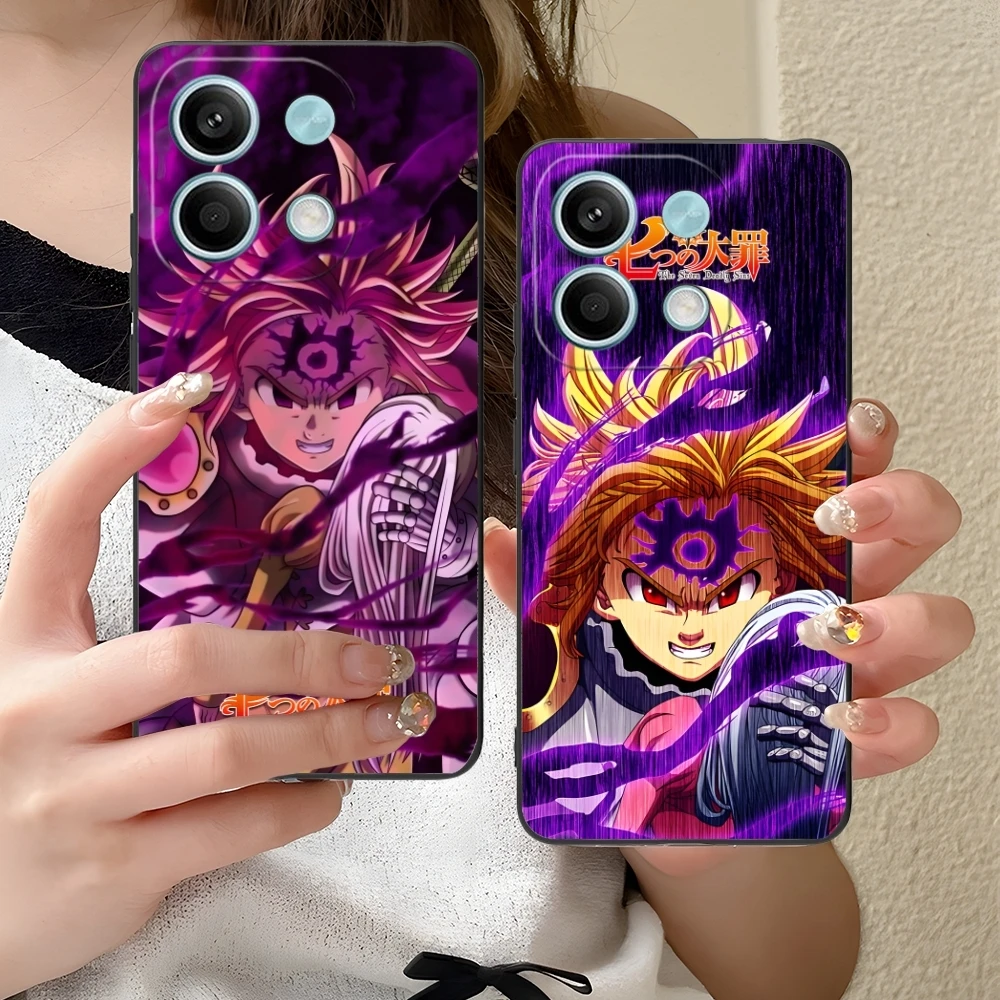 Чехол для сотового телефона &quotСемь смертных грехов&quot Meliodas Xiaomi Redmi 14 13 13C 12 12C 10 10C A1
