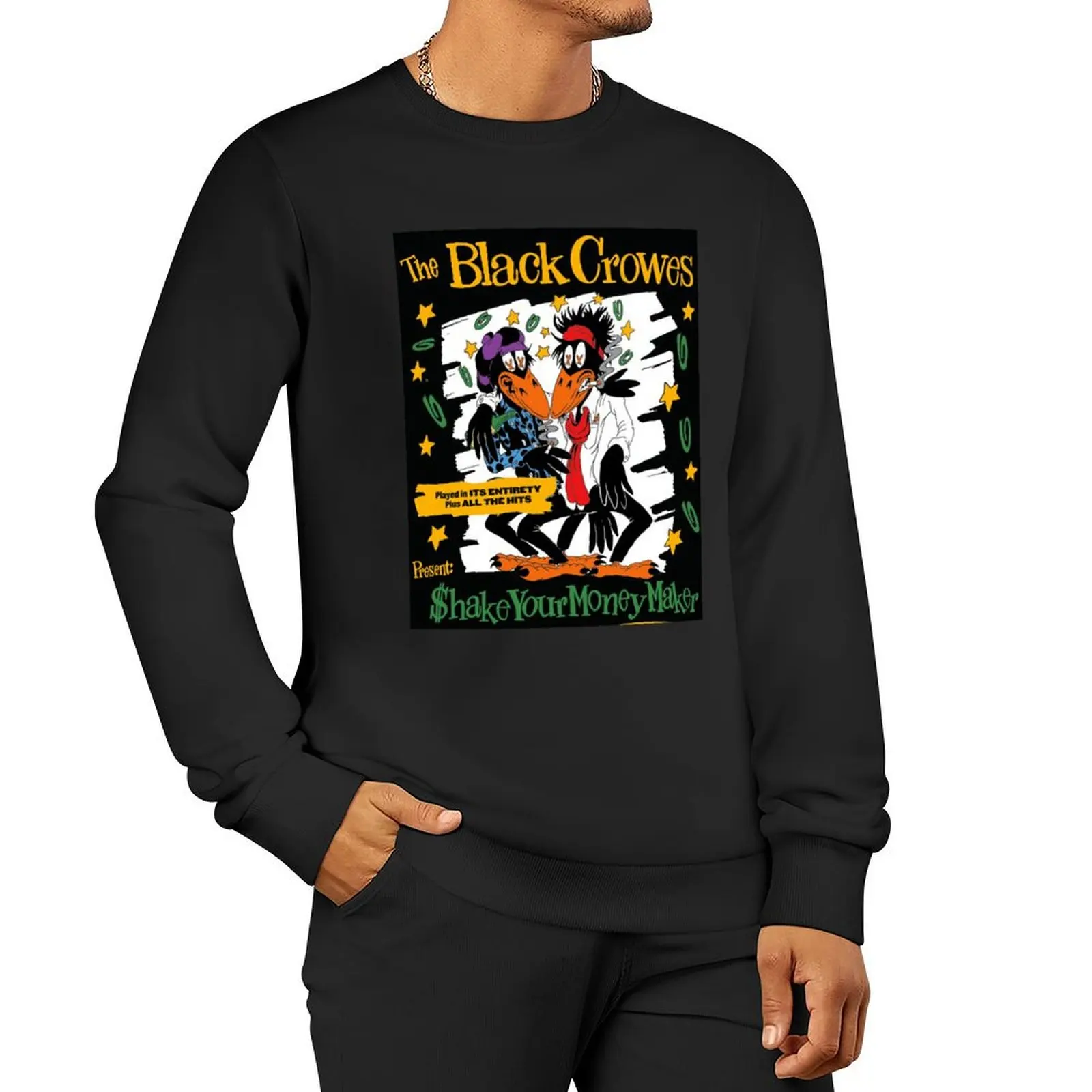 dua dsjerr theblackcrowes dsjerrelea Schwake Gagak Your Berpakaian Money Kasual Maker Книга Мерко Пуловер Толстовка
