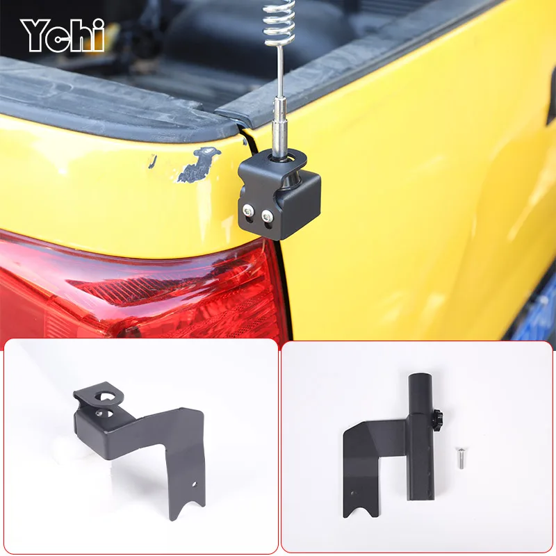 

Carbon Steel Car Tailgate Rear Antenna Mount Holder Bracket Flag Pole Holder Stand For Toyota Tundra 2007-2013 Car Accessories
