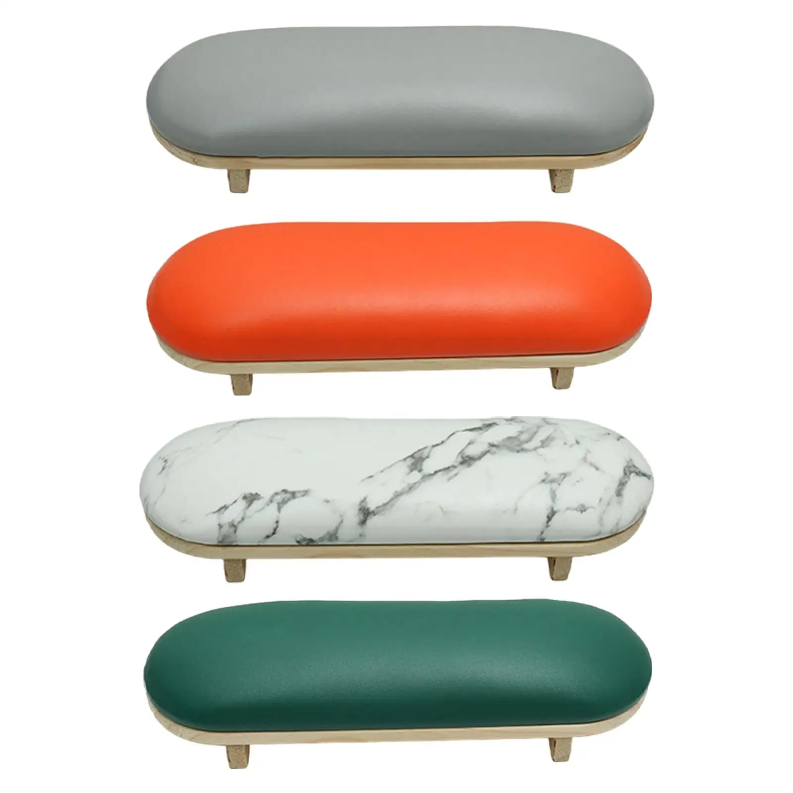 Подушка для ногтей практичная офисная деревянная подставка Маникюрный