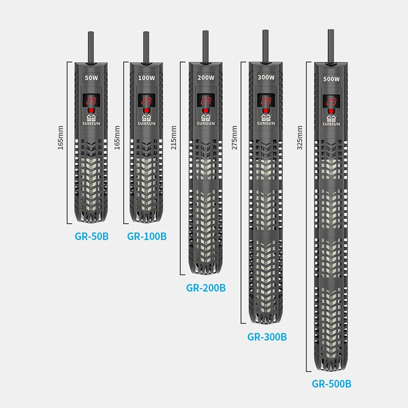 

Sunsun LCD Digital Display Constant Heater Submersible Adjustable Heating For Aquarium Fish Tank Temperature Control