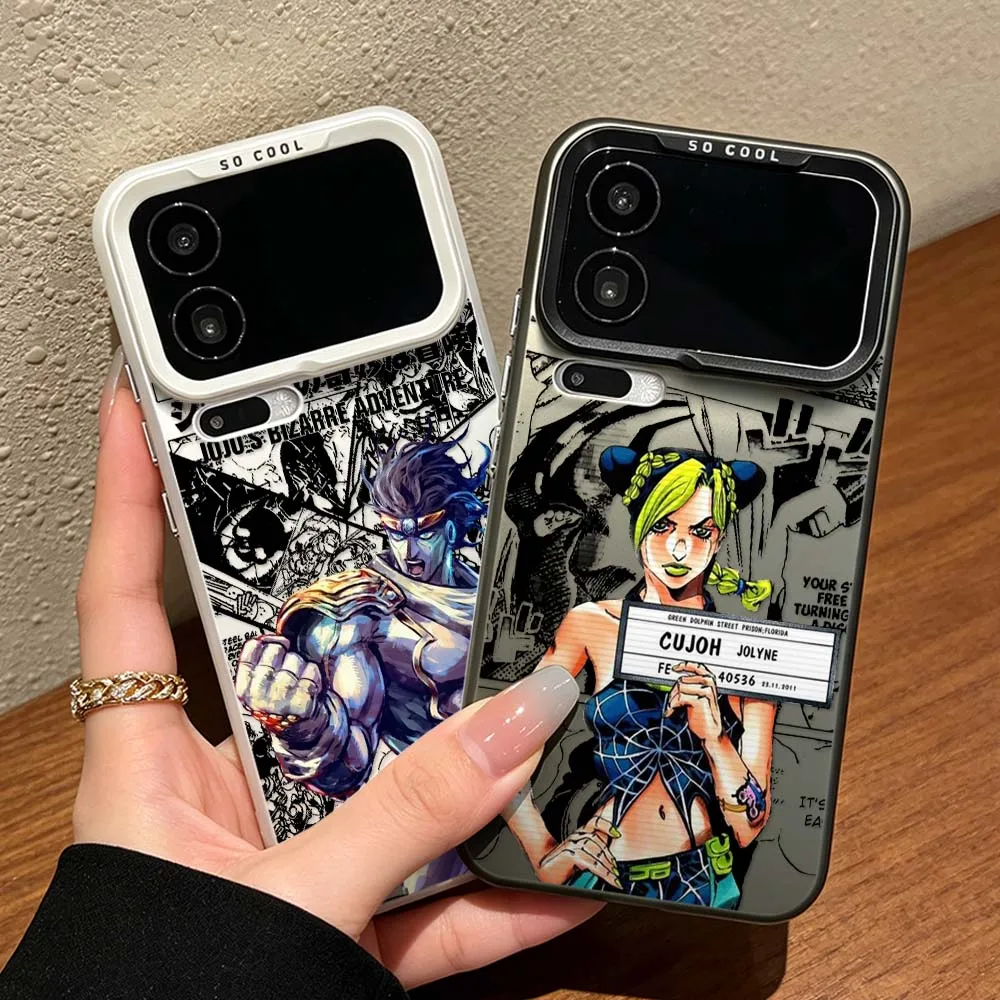 Фото Чехол для телефона J-JOJO Bizarre Adventure Anime для Xiaomi Mi 17 Pro Max 15 14 14T 13 13T 12 11 Ultra Lite, цветной, серебристый №1