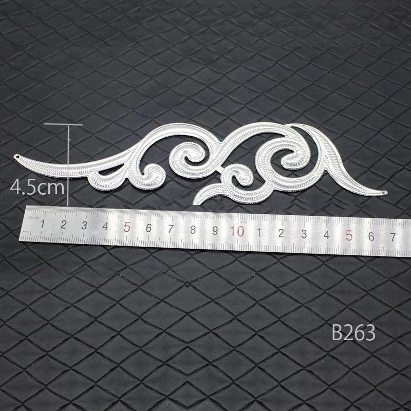 

Металлические филигранные украшения для будистского головного убора