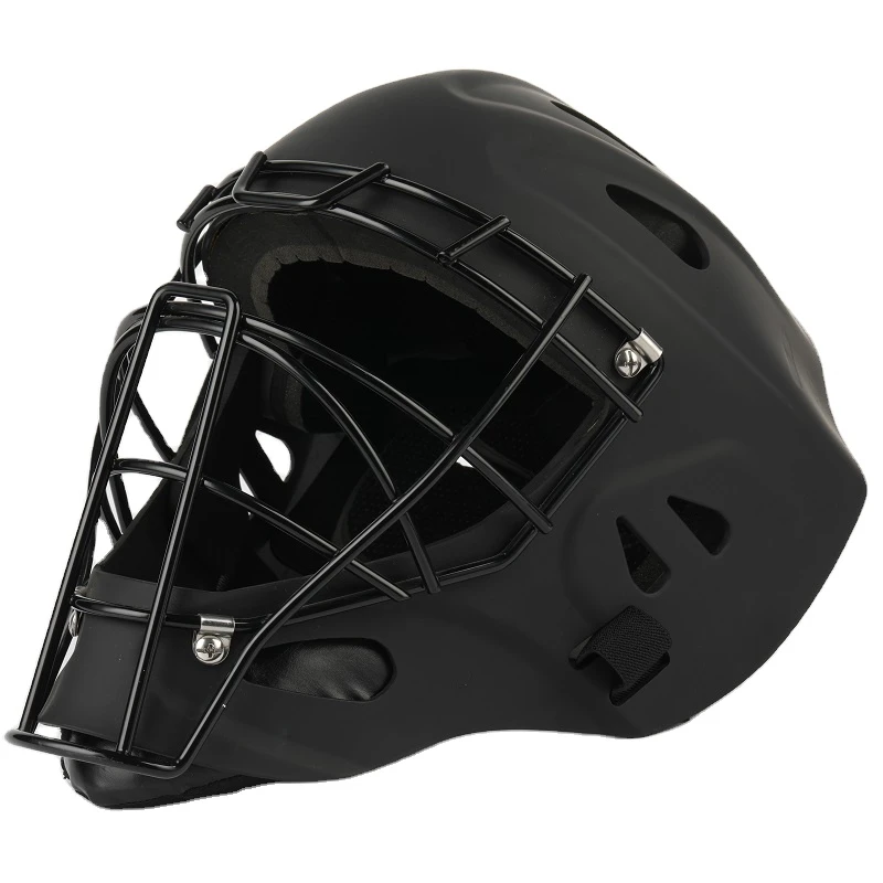 Baseball Adult Catcher Helmet High Impact Resistant Catcher's Helmet ABS Plastic Shell With Impact Absorbing