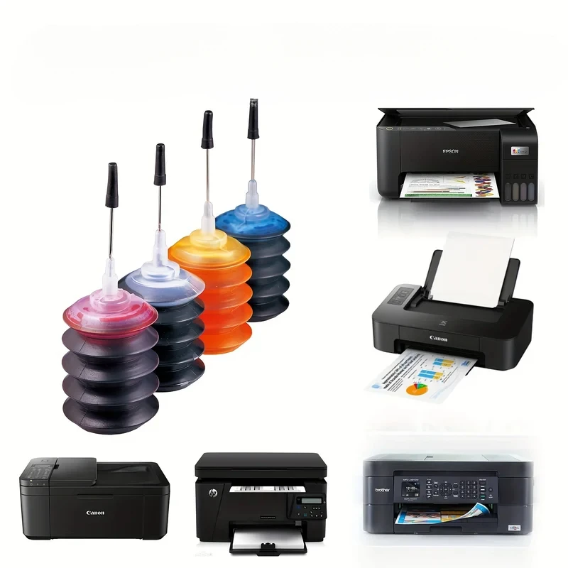 Фото Подходит для принтеров Canon, HP и Epson. Универсальные чернильные картриджи HP803, 680, 805, 845. Черные и цветные чернила MP288. №2