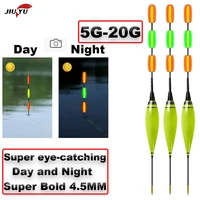 2022 new big carp rock fishing float 3 mesh bold tail luminous electric 425 battery for outdoor fishing rod floats accessories