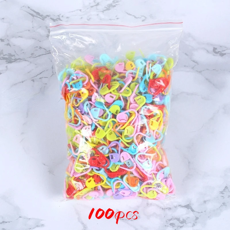 1000 шт. разноцветные пластиковые маркеры для вязания |