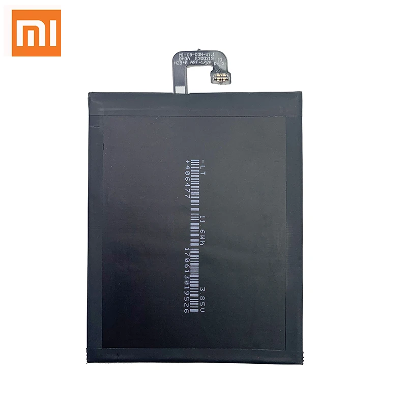xiao mi original phone battery bm3a for xiaomi mi note 3 note3 replacement battery 3400mah high capacity phone batteries free global shipping