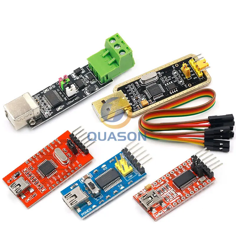 Базовая плата коммутатора FT232BL FT232RL FTDI FT232 USB к TTL 5 в 3,3 В отладчик, кабель для скачивания в модуль последовательного адаптера для Arduino