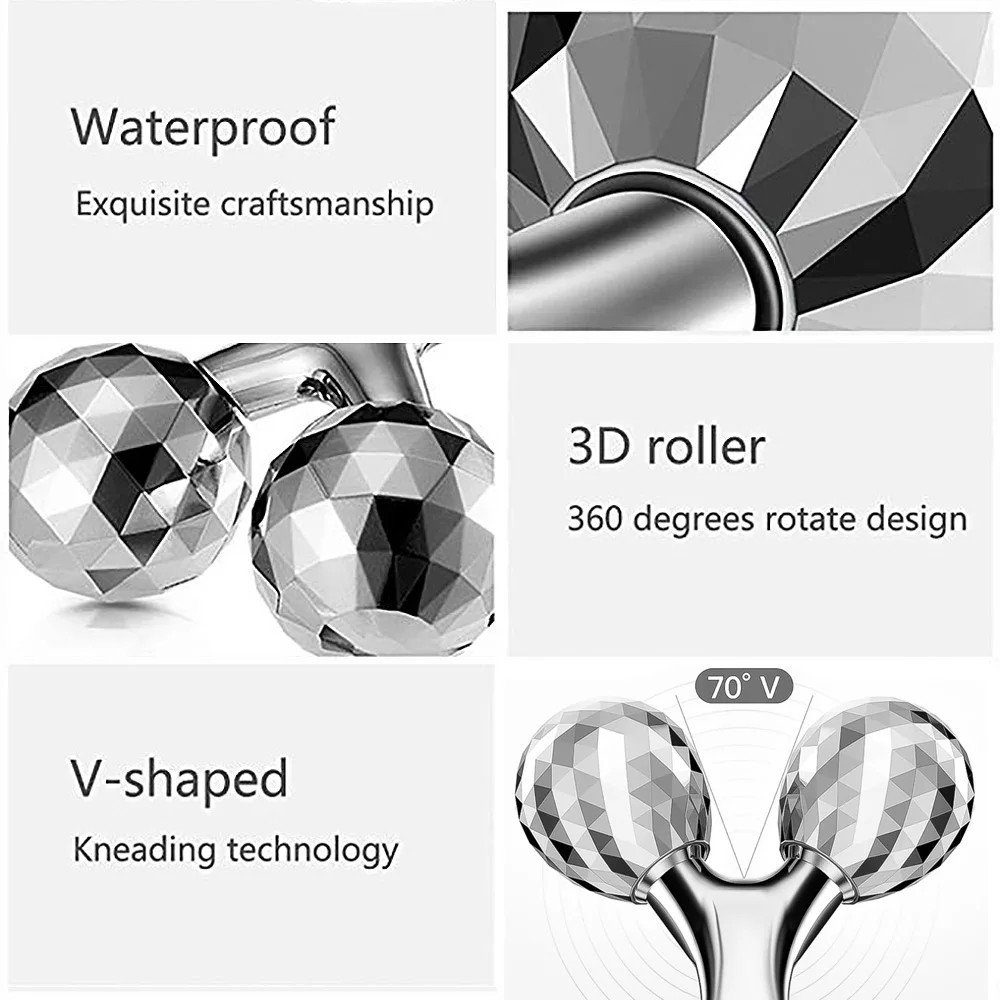 4D ролик для массажа лица потеря веса Сжигание жира антицеллюлитный полный тело