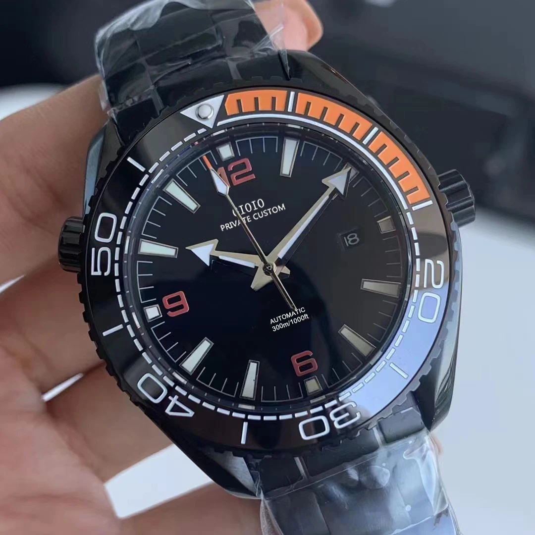 

Mens Automatic Mechanical Watch Black Ceramic Luminous