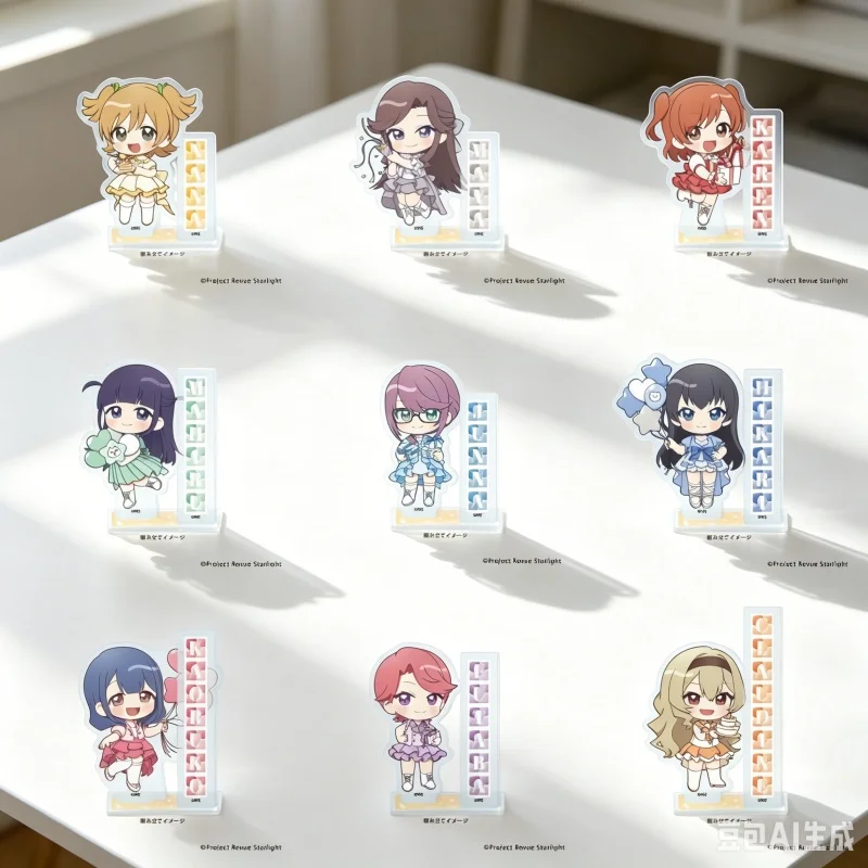 Фото Акриловая фигурка-стенд Шоуджу ☆ Аниме-брелок Kageki Revue Starlight Нана Майя, 10 см, милый, с двойным креплением, подарок, украшение для стола №1