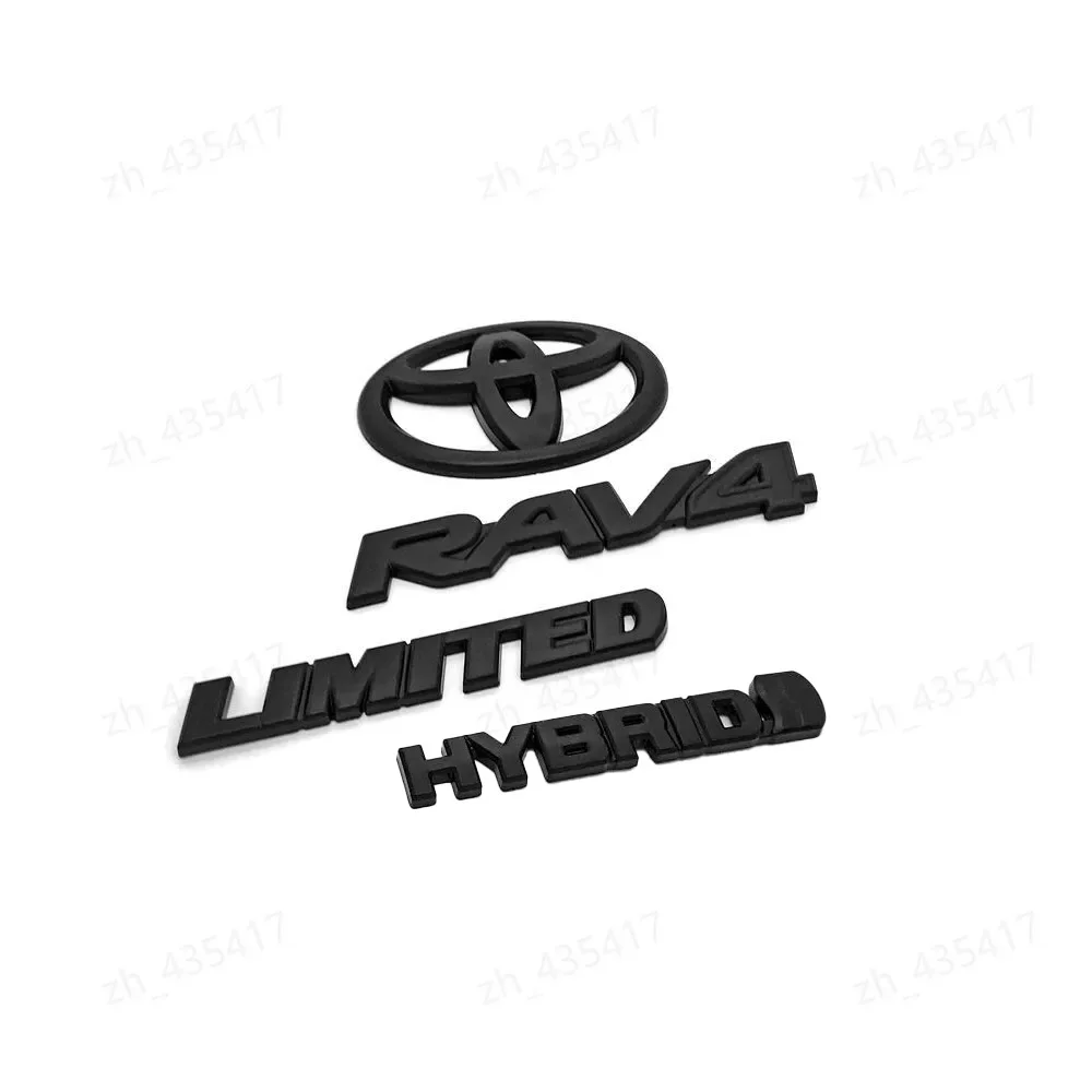 

Набор из 4 предметов LIMITED HYBRID AWD Накладной значок — не требуется удаления, 3D-дизайн с клейкой подложкой для RAV4
